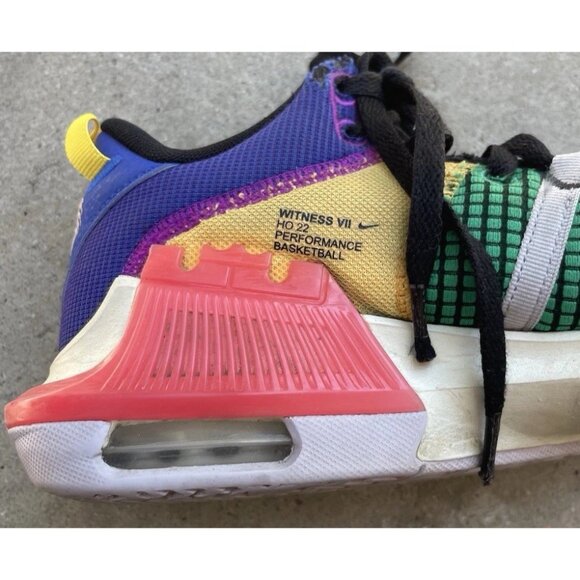 Nike Lebron Witness 7 Men's Size 7.5 Multicolor Basketball Shoes DM1123-501 - Picture 12 of 16